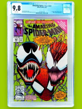 AMAZING SPIDER-MAN 363 CGC 9.8 Venom Carnage Mr. Fantastic Torch